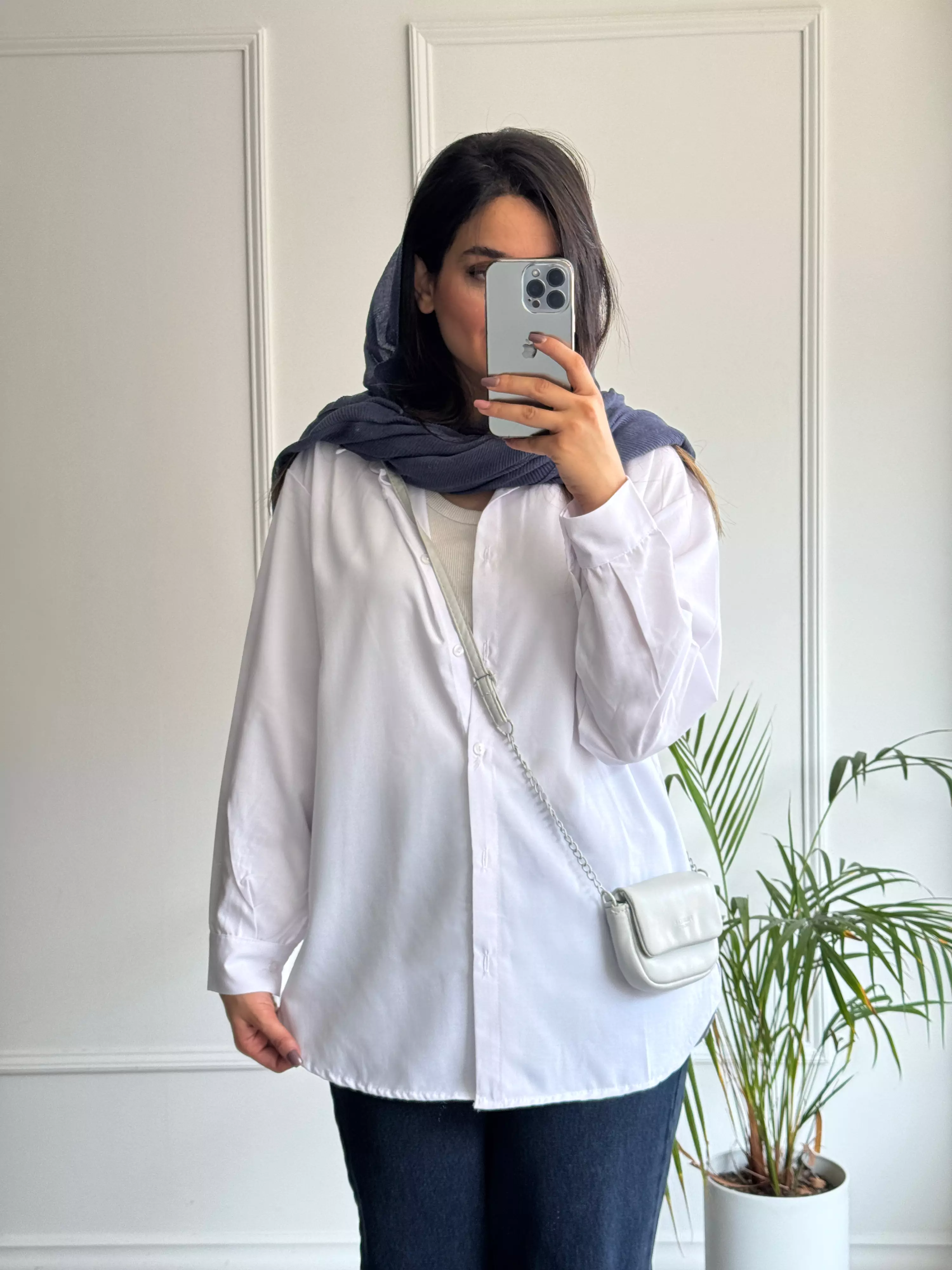 شومیز سفید Basic